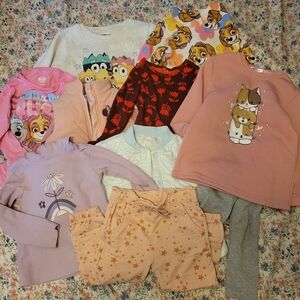 Toddler Girls Mixed Clothing Lot Size 3T